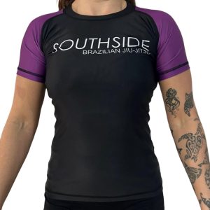 PURPLE WOMEN RASH GUARD